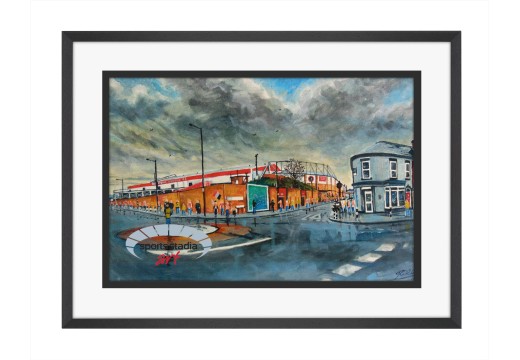 Bramall Lane Stadium 'Going to the Match' Fine Art Print - Sheffield United FC Bramall Lane Stadium 'Going to the Match' Fine Art Print - Sheffield United FC